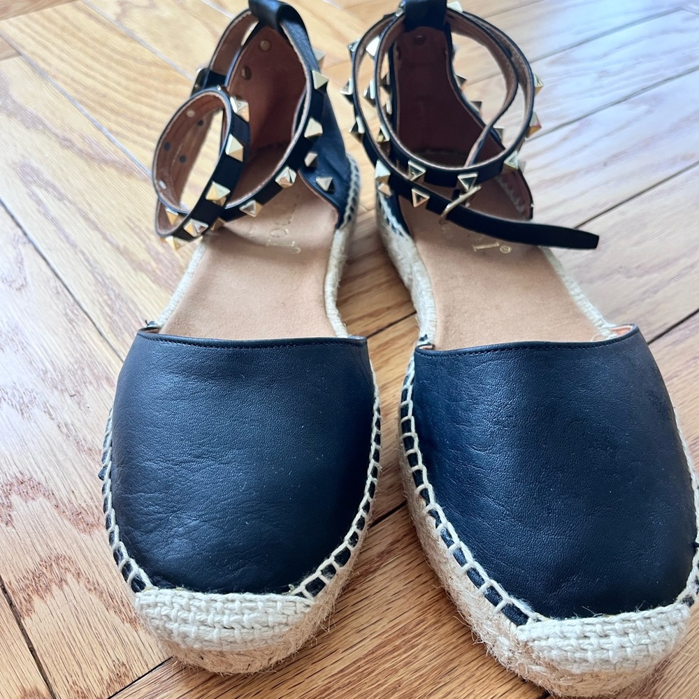 Maypol Studded Espadrille - size 40. Made in Spain